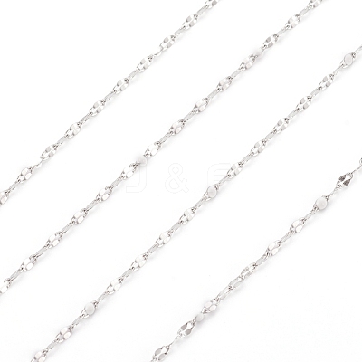 Handmade 304 Stainless Steel Dapped Chains CHS-D026-16I-P-1