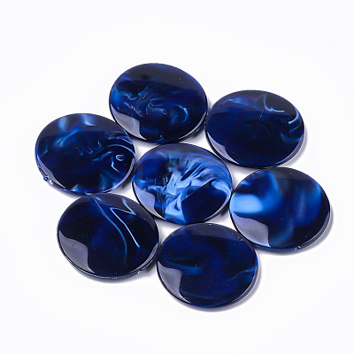 Acrylic Beads OACR-T008-01B-1