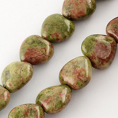 Natural Unakite Bead Strands LS-G-R190-20mm-05-1