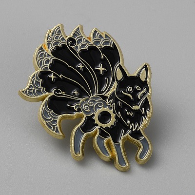 Animal Enamel Pins JEWB-WH0039-03A-G-1