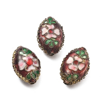 Handmade Cloisonne Beads CLB-Q002-09A-1