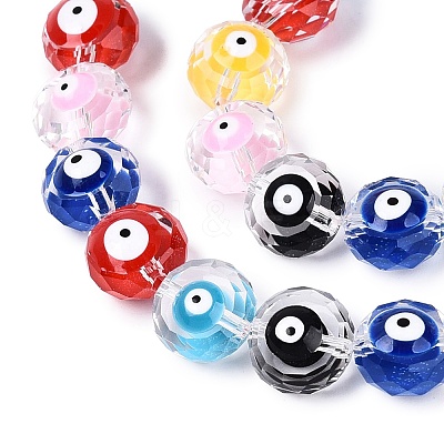 Glass Enamel Beads Strands GLAA-Q112-01A-1