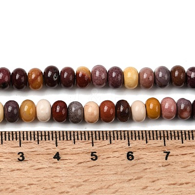 Natural Mookaite Beads Strands G-A280-A25-01-1