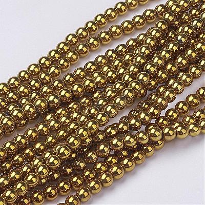 Non-magnetic Synthetic Hematite Beads Strands X-G-D010-2-1