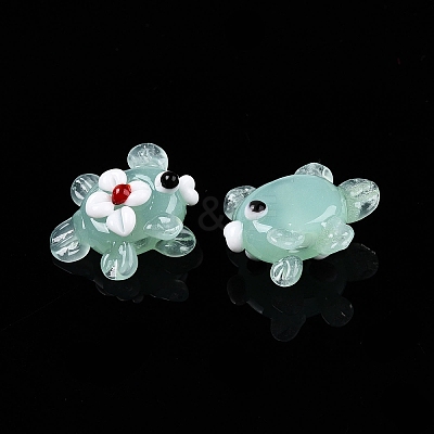 Handmade Lampwork Bumpy Beads Strands LAMP-T021-25G-1