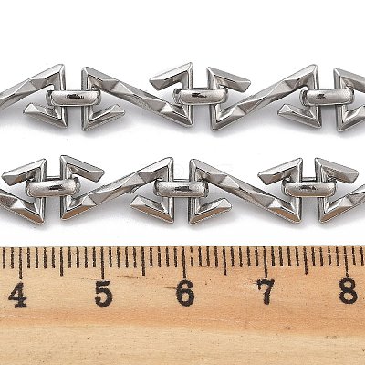 304 Stainless Steel Infinity Z Link Chains CHS-U002-03P-1