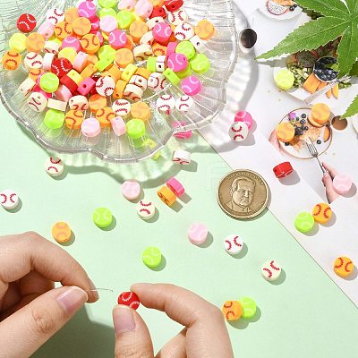 200Pcs Handmade Polymer Clay Beads CLAY-CJ0002-03-1