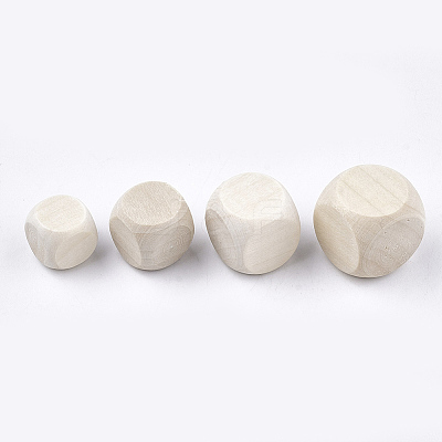 Unfinished Wood Beads X-WOOD-T012-27-1