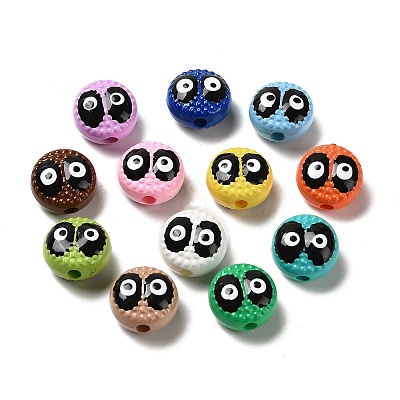 Baking Paint Acrylic Beads MACR-M036-01-1