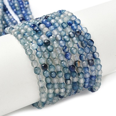 Natural Agate Beads Strands G-E469-12W-1