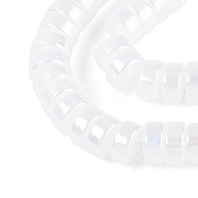 AB Color Plated Imitation Jade Glass Beads Strands GLAA-T026-4x8mm-J01-1