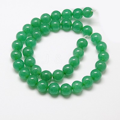 Natural Malaysia Jade Bead Strands G-M101-6mm-06-1