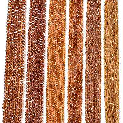 Electroplate Glass Beads Strands EGLA-A044-T4mm-A04-1