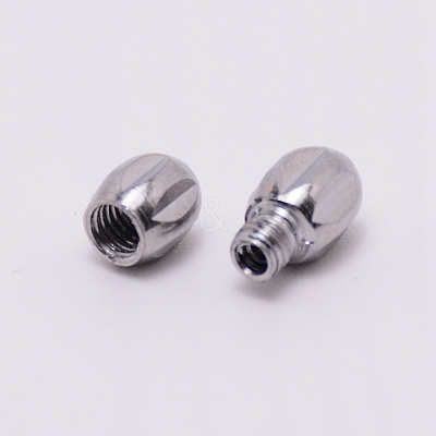 Brass Screw Clasps KK-WH0034-07P-1