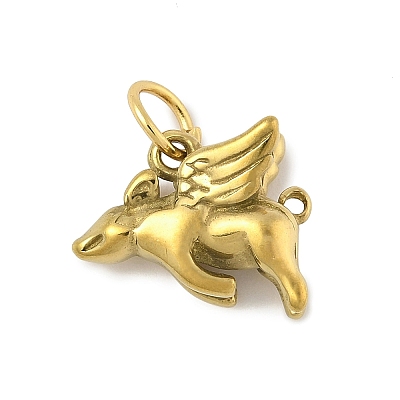 304 Stainless Steel Pendants LS-STAS-P391-01H-G-1