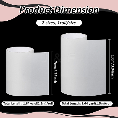 2 Rolls 2 Colors TPU Inflatable Patch Repair Tape AJEW-BC0010-27B-1
