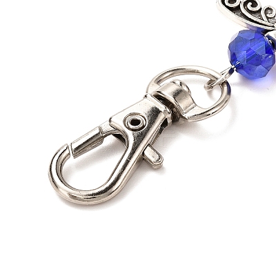 Faceted Teardrop Glass Pendants HJEW-JM00534-1