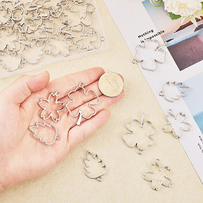 30Pcs 3 Style Alloy Pendants FIND-CA0008-79-1