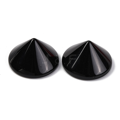 Natural Obsidian Cabochons G-Q184-01A-1