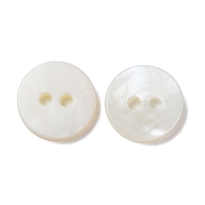 Natural Freshwater Shell Buttons BSHE-P033-06-1