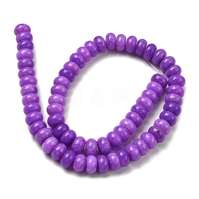 Dyed Natural White Jade Beads Strands G-G107-A22-01-1
