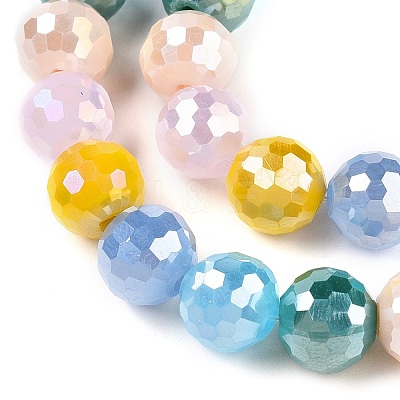 Electroplate Glass Bead Strands X-GLAA-Z006-01F-1