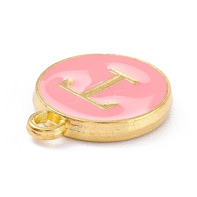 Golden Plated Alloy Enamel Charms ENAM-Q437-14T-1