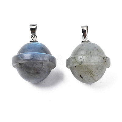 Natural Labradorite Pendants PORC-T132-053C-1