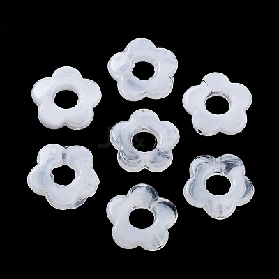 Acrylic Bead Frames RESI-WH0076-85O-1