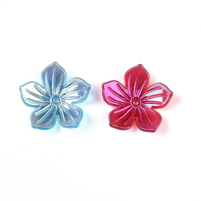 UV Plating Acrylic Beads Cap OACR-B025-01B-1