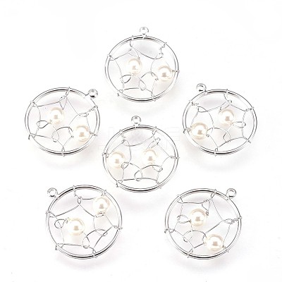 Brass Pendants KK-P153-08P-NF-1