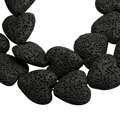 Dyed Natural Lava Rock Bead Strands G917-11-1