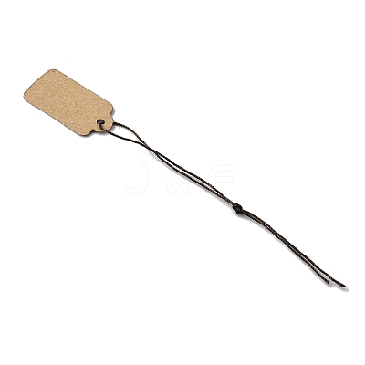 500Pcs Kraft Paper Blank Price Tags with Cord CDIS-R001-01-1