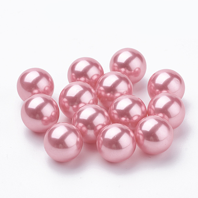 Eco-Friendly Plastic Imitation Pearl Beads MACR-S277-10mm-C12-1