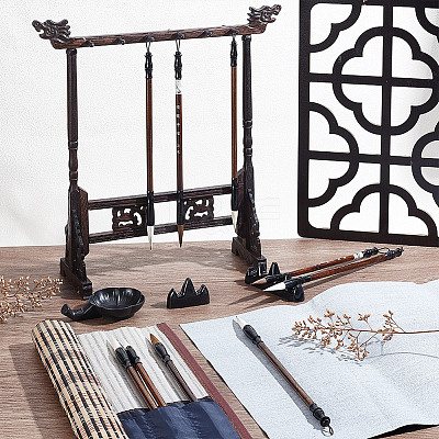 Chinese Calligraphy Drawing Kit AJEW-GA0008-13-1