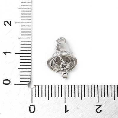 Brass Micro Pave Cubic Zirconia Pendants KK-P290-27P-1
