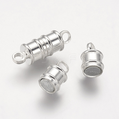 Brass Magnetic Clasps with Loops KK-MC026-S-NF-1