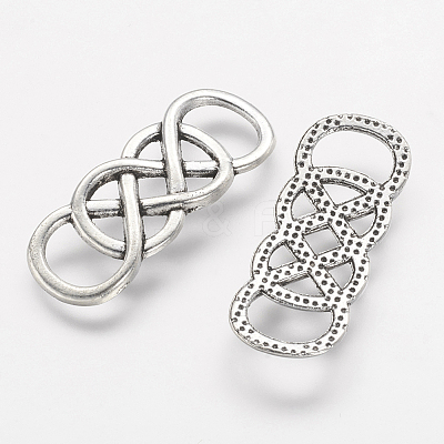 Tibetan Style Alloy Links connectors TIBE-S228-AS-FF-1