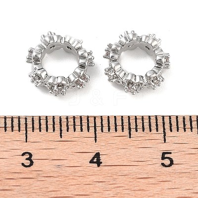 Sakura Cherry Blossom Flower European Beads KK-B102-35P-1