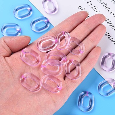 Transparent Acrylic Linking Rings MACR-S373-19-B17-1
