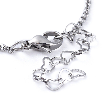 Tarnish Resistant 304 Stainless Steel Rolo Chain Slider Bracelet/Bolo Bracelets Making AJEW-JB00492-1