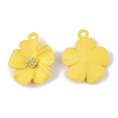Spray Painted Alloy Pendants PALLOY-N0147-03D-1