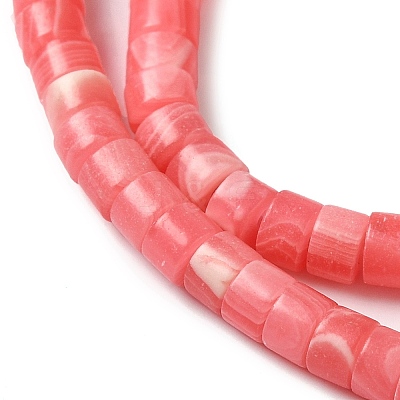 Synthetic Rhodochrosite Beads Strands G-K368-A07-02-1