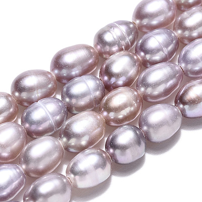 Natural Cultured Freshwater Pearl Beads Strands PEAR-N012-04O-1