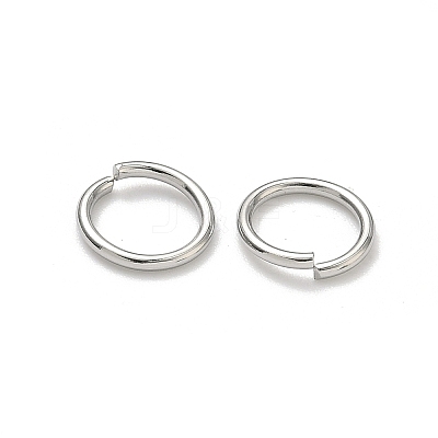 Tarnish Resistant 304 Stainless Steel Open Jump Rings STAS-E067-08-10mm-1