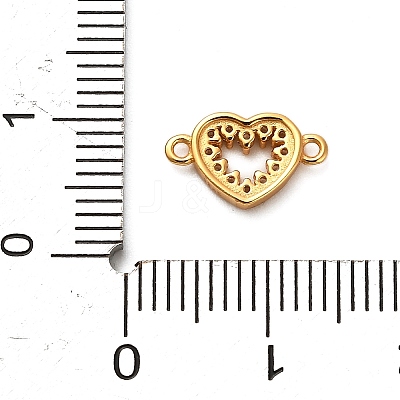 925 Sterling Silver Micro Pave Cubic Zirconia Connector Charms STER-U009-03G-02-1