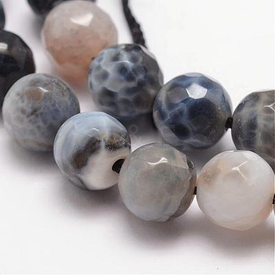Natural Fire Crackle Agate Bead Strands G-K166-07F-8mm-05-1