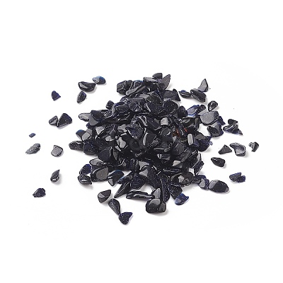 Synthetic Blue Goldstone  Beads X-G-O103-25-1