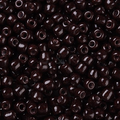 Baking Paint Glass Seed Beads SEED-US0003-4mm-K18-1
