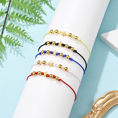 5Pcs Nylon Thread Bracelets BJEW-FS00020-1